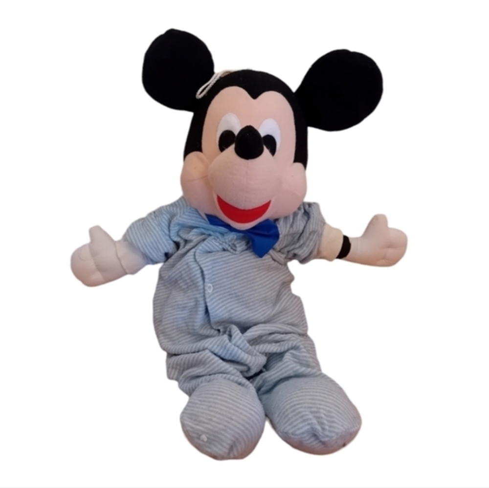 Vintage 70s/80s Disney Mickey‎ Mouse Pajamas Dressable Plush Stuffed Animal 27"